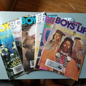 Vintage Boys Life Magazine bundle 6 magazines 1993